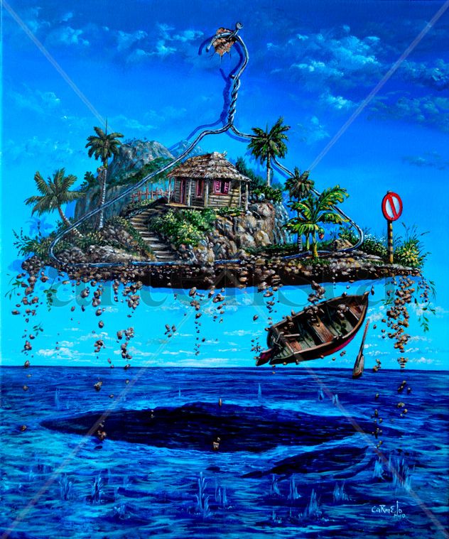 La isla sobre la percha