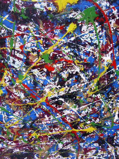 Recordando a Pollock 2 Acrílico Lienzo Paisaje