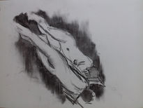 Nude charcoal art...