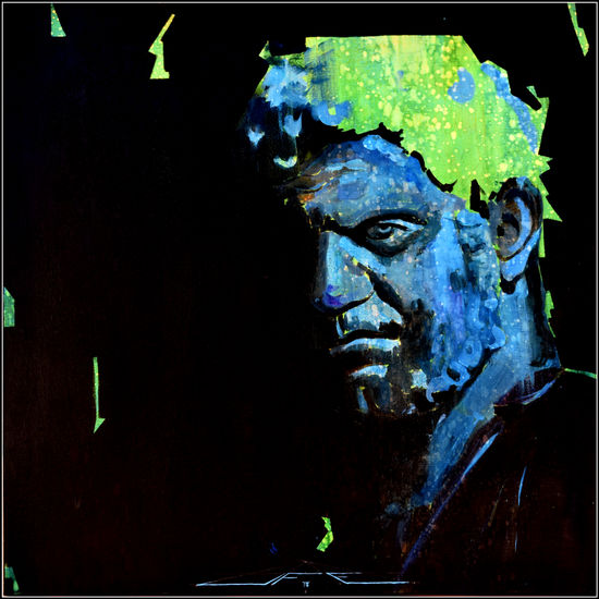 Busto de Caracalla Mixed media Canvas Figure Painting