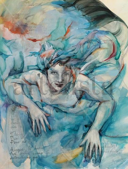 Ítaca Oil Canvas Figure Painting
