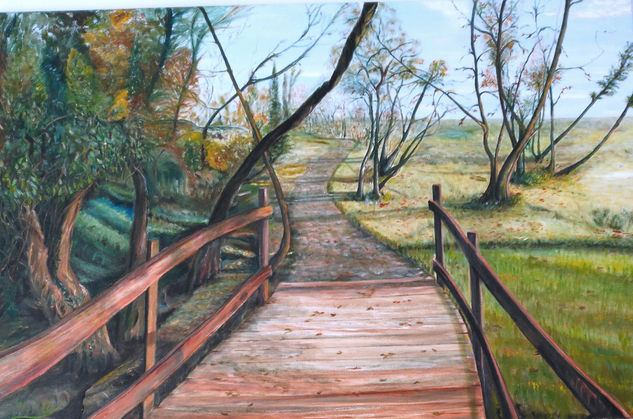 A ponte Oil Canvas Landscaping