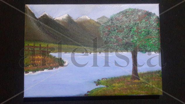 tranquilidad ideal Oil Canvas Landscaping