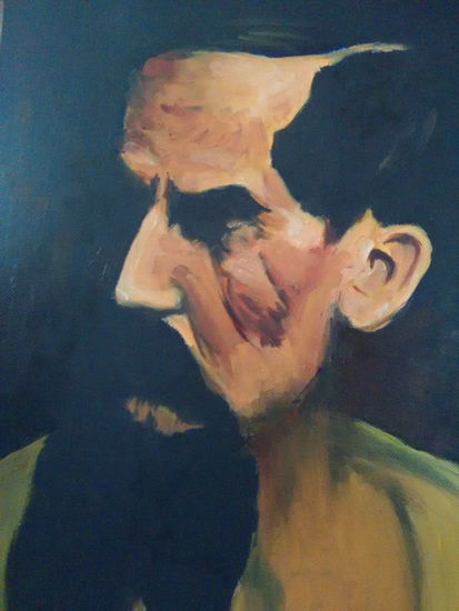 Burton Oil Paper Portrait