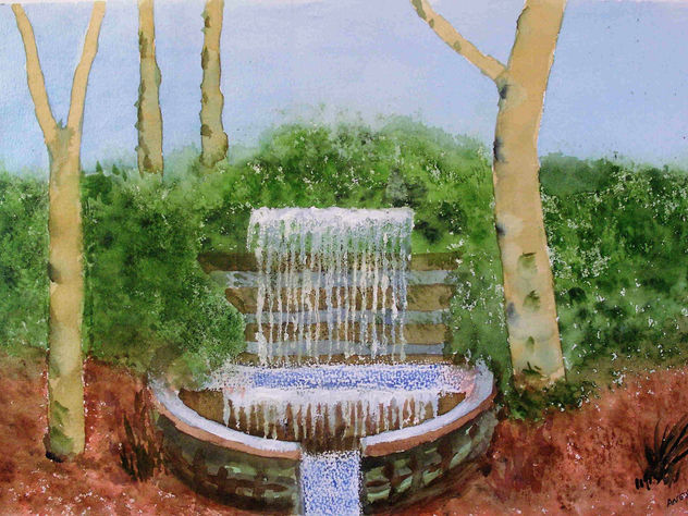 Fuente en el bosque de Villaviciosa de Odon