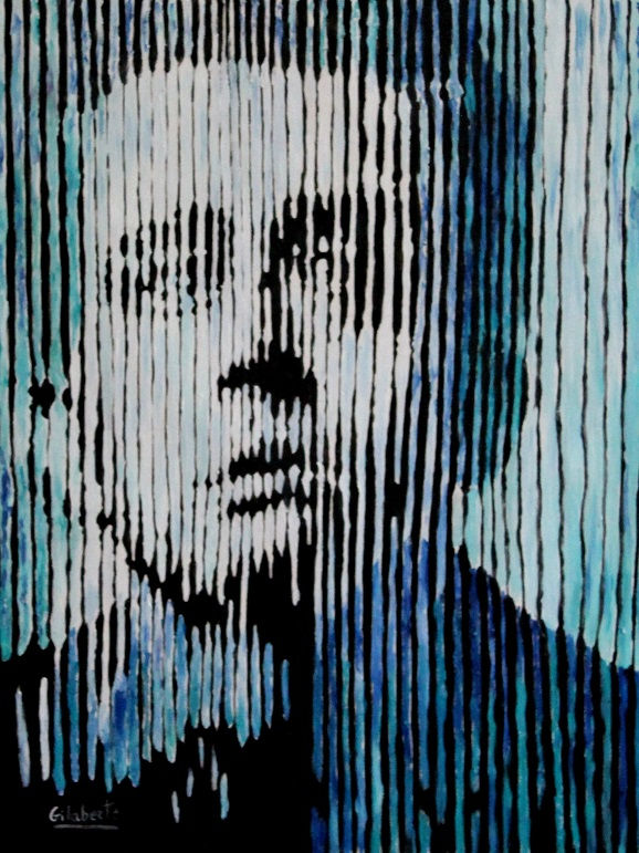 James Dean obra de Gilaberte