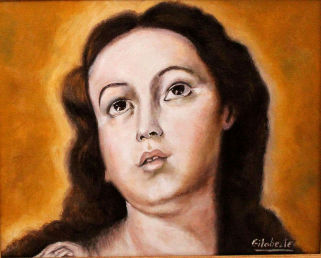 Inmaculada obra de Gilaberte Óleo Lienzo Retrato