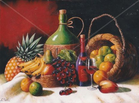 Bodegon de frutas...