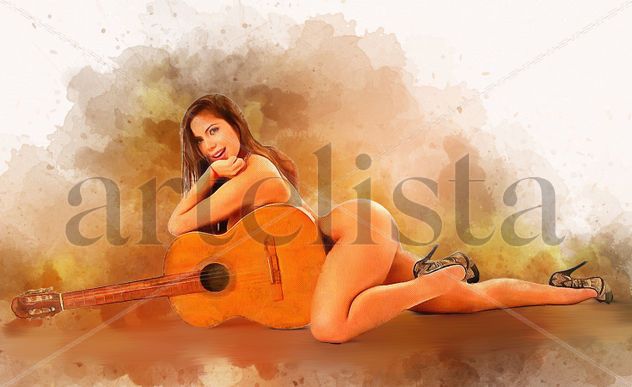 La bella y la guitarra
