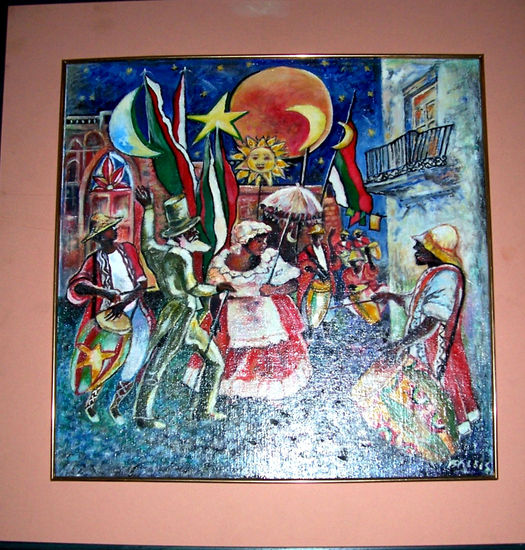 Candombe Oil Canvas Landscaping