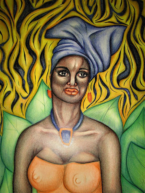 Mujer con turbante