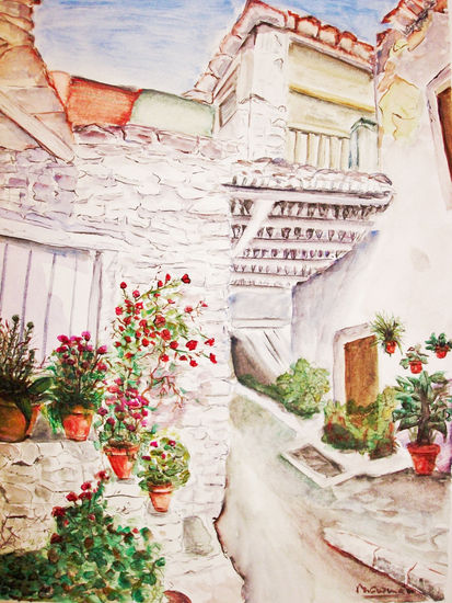 Rincón de la Alpujarra Watercolour Paper Landscaping