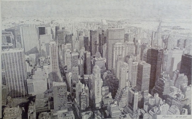 city, ciudad,ciudades, new york Ink