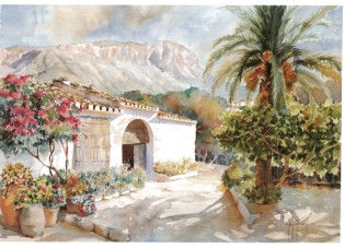 Casita de Jesús Pobre Watercolour Paper Landscaping