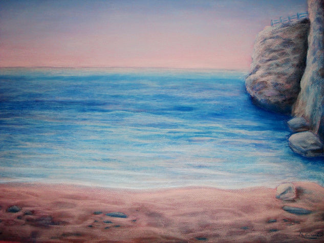 Guadalmar Pastel Card Marine Painting