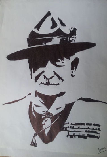 sir lord baden powell, año 2016, constitución, chile. Lápiz