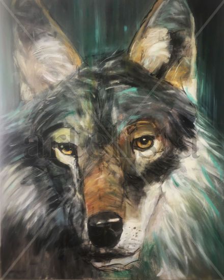 Wolf Acrylic Panel Animals