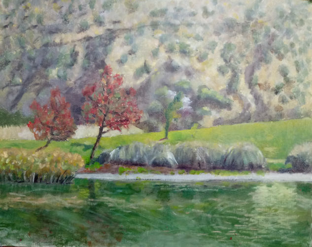 Parque Bicentenario 3 Oil Canvas Landscaping