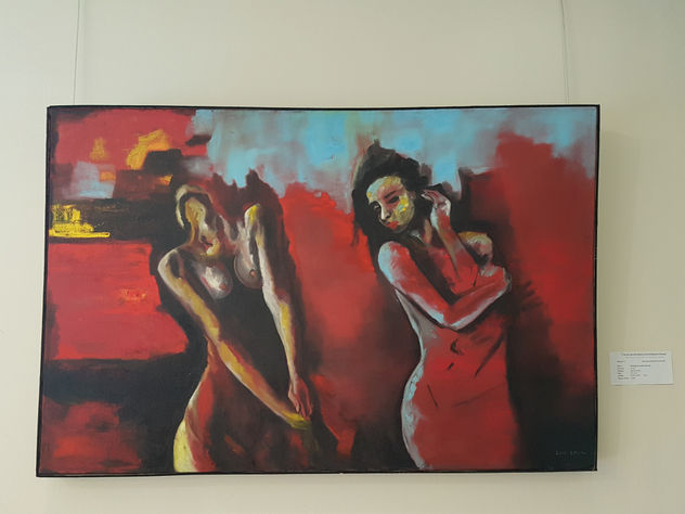 Tiembla la Noche Húmeda. Obra de Arte Original