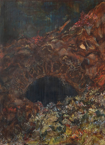 Cave Oil Canvas Landscaping