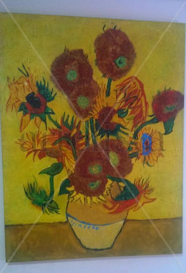 Girasoles de van Gogh Óleo Lienzo Floral