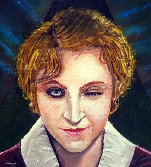 María of Metropolis Acrylic Canvas Portrait