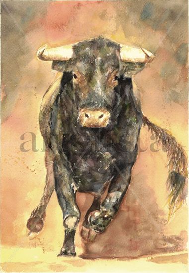 Toro Watercolour Paper Figure Painting