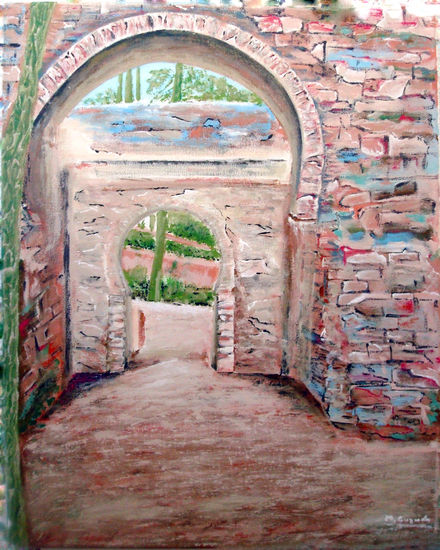 Puerta Bibrambla Acrylic Canvas Landscaping