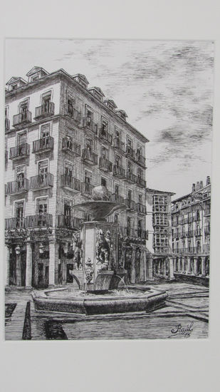 Plaza de Fuente Dorada en Valladolid Ink