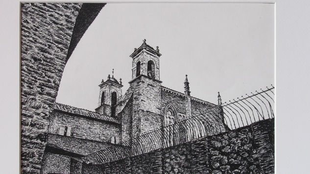 Iglesia de S. Francisco en Villafranca del Bierzo (León) Tinta