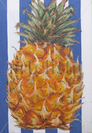 piña tropical Acrylic Canvas Figure Painting