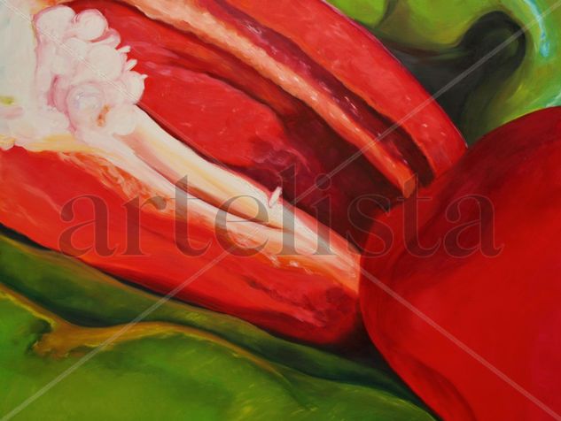 amelie o el pimiento sensual Oil Canvas Figure Painting