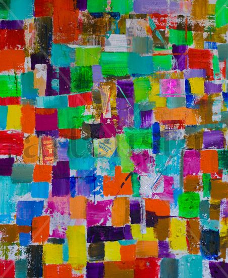 quality street Mixed media Canvas Others