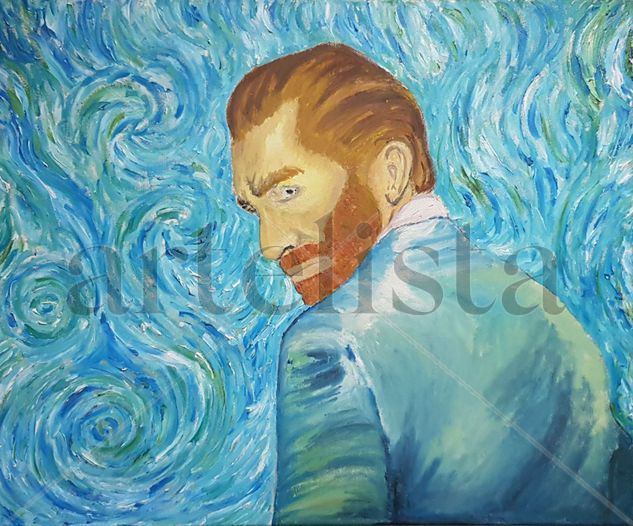 VINCENT Oil Canvas Portrait