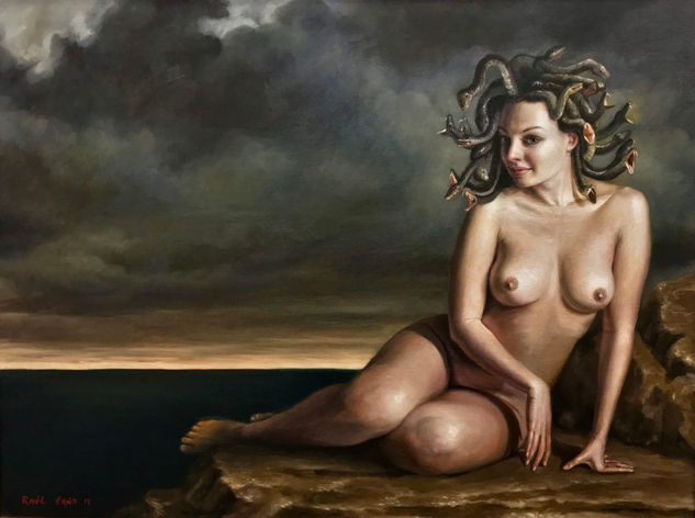 Medusa Oil Canvas Nude Paintings