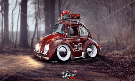 Bocho todo Coca-Cola