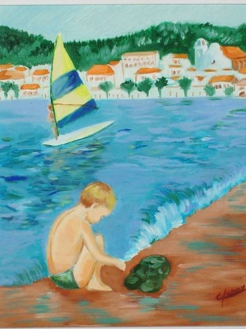 NIÑO EN LA PLAYA
