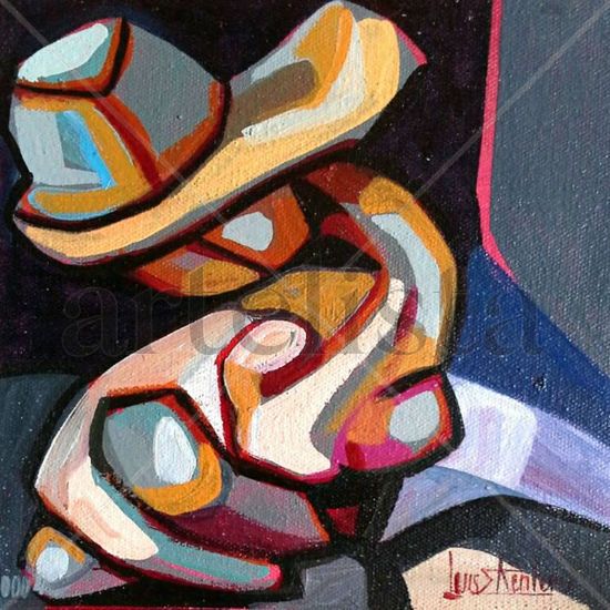 FACE 0060 Oil Canvas Figure Painting