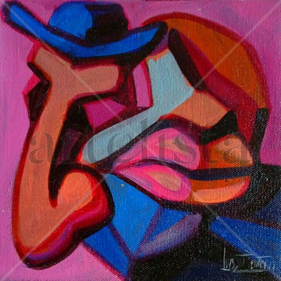 FACE 0009 Oil Canvas Figure Painting