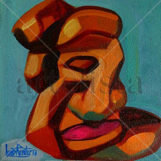 FACE 0034 Oil Canvas Figure Painting