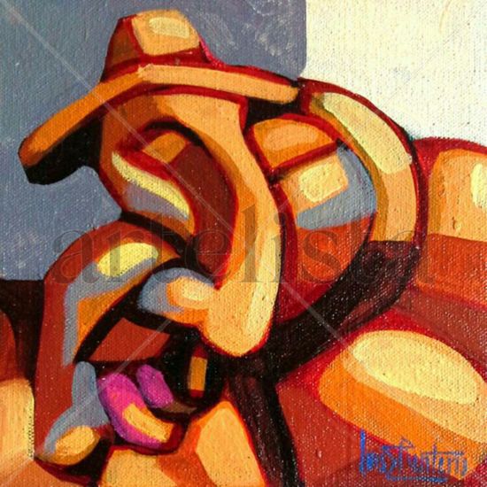 FACE 0051 Oil Canvas Figure Painting