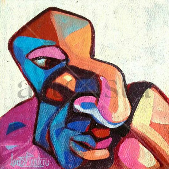 FACE 0057 Oil Canvas Figure Painting