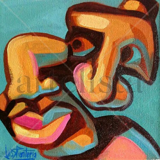 FACE 0058 Oil Canvas Figure Painting