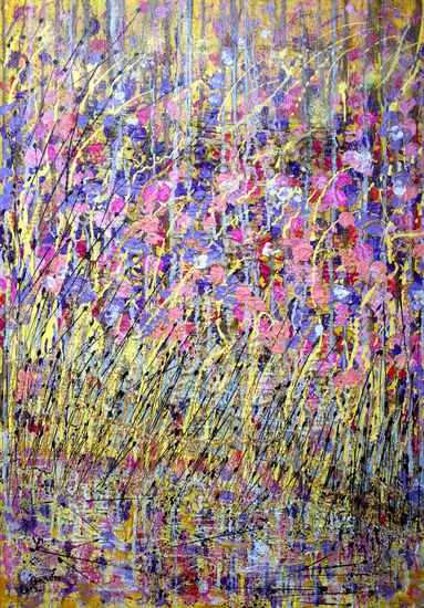 Silvestre 21 Acrylic Canvas Floral Painting