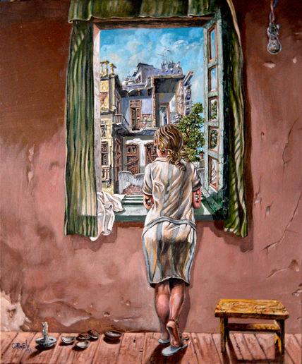La jóven en la ventana