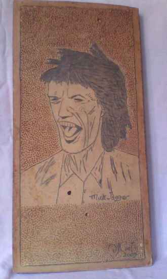 Mick Jagger - Vagabundo Errante Pencil