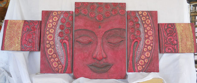 Buda Acrylic Panel Figure Painting