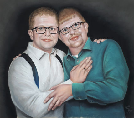 Retrato de dos...