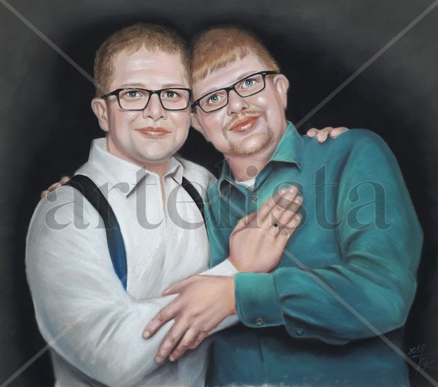 Retrato de dos hermanos