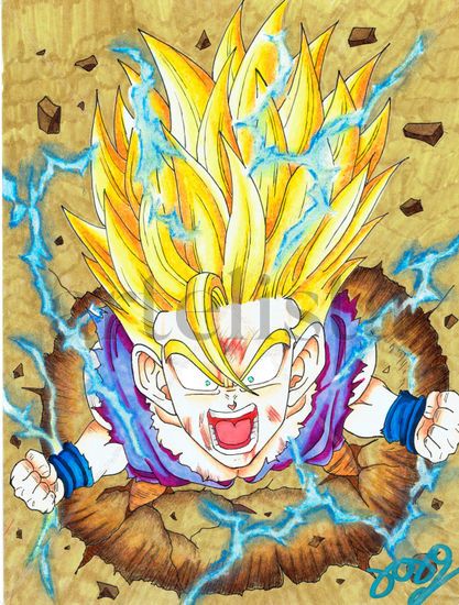 Maximum Rage - Dragon Ball Mixed Media